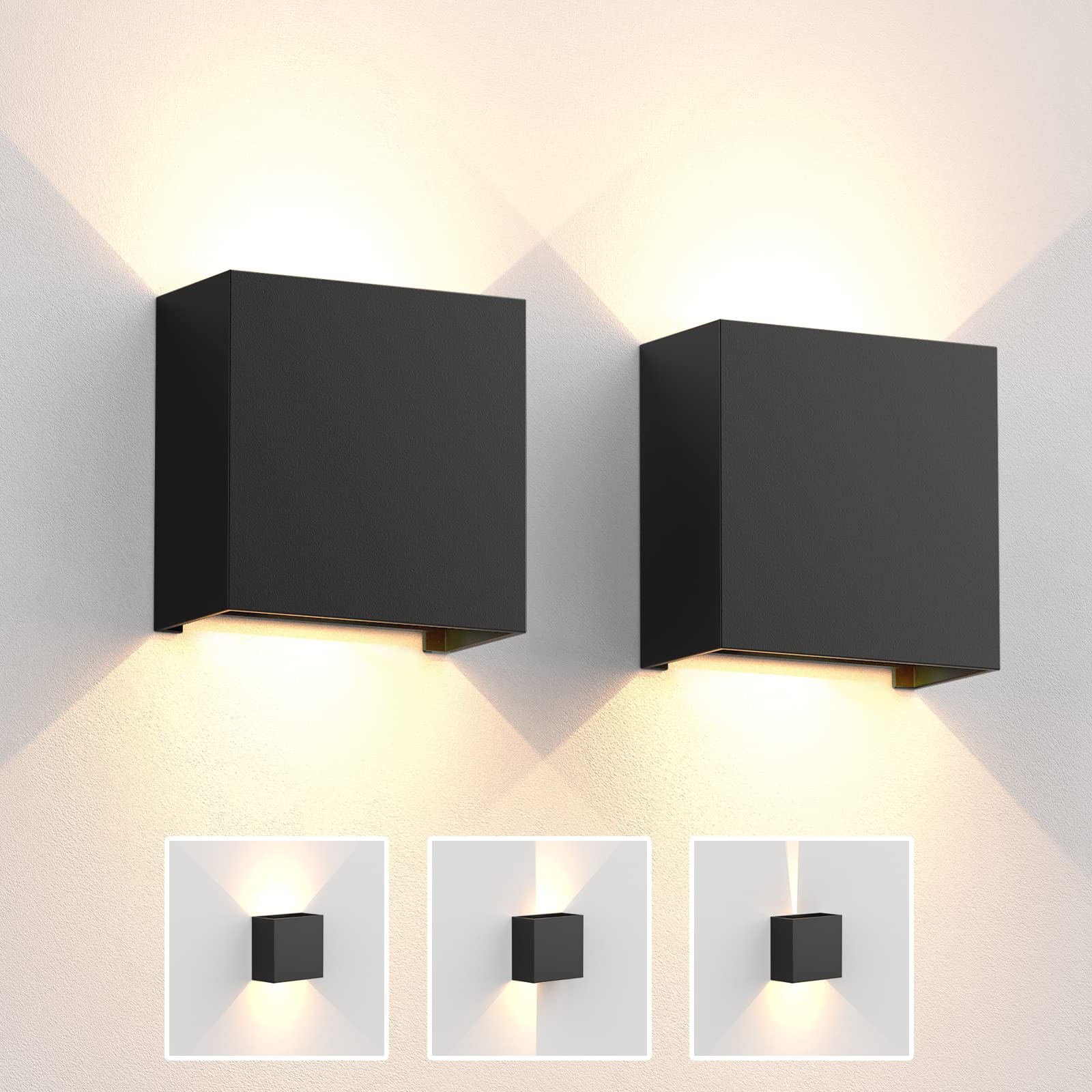 Outdoor Lighting Hardwired - LED Wall Sconces 6W Modern Indoor