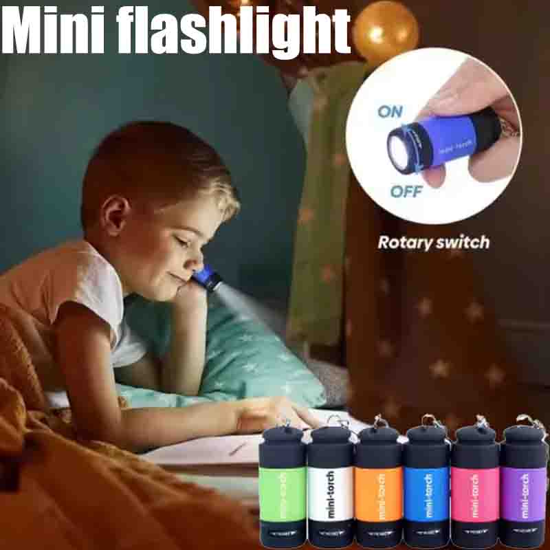 Outdoor Lighting Quality - USB Rechargeable Camping Mini Flashlight Strong