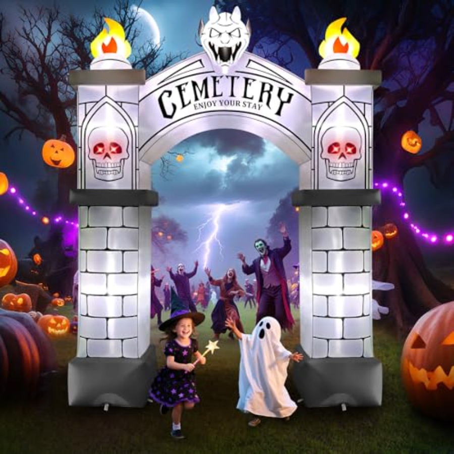 10FT Tall Halloween Archway In - Outdoor Lighting Event review and price