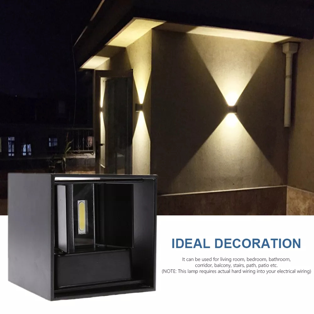 LED Wall Sconces 6W Modern Ind - Outdoor Lighting Hardwired review and price