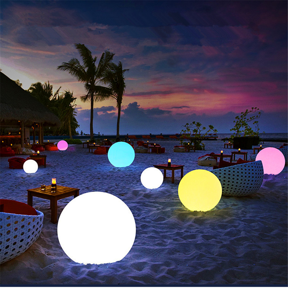 Rechargeable LED Glowing Ball  - Outdoor Lighting Effects review and price