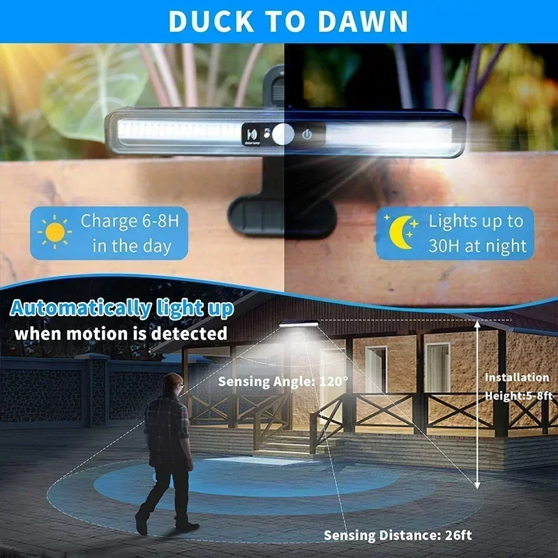 Clip On Solar Motion Lights Ou - Outdoor Lighting Solar review and price