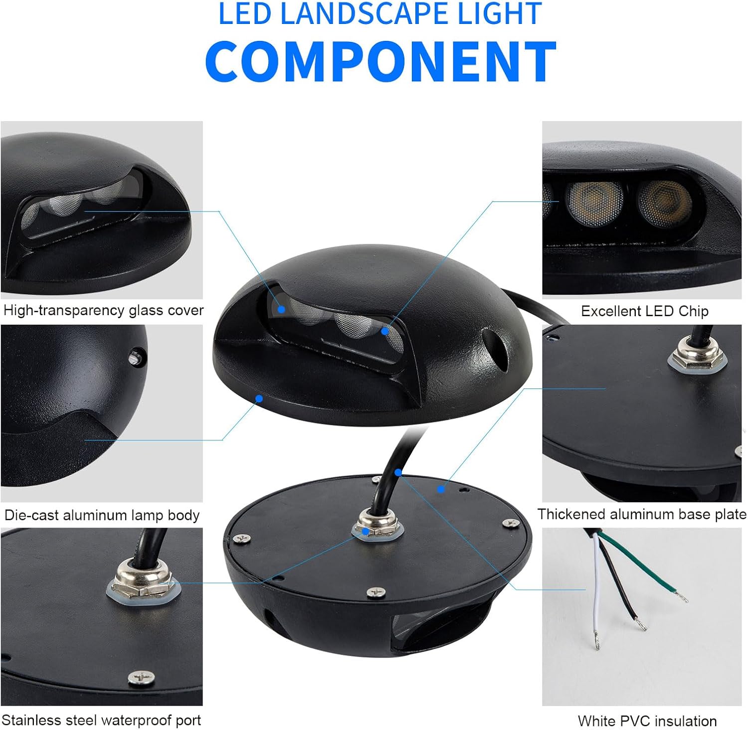 AC220V IP65 LED Step Deck Ligh - Outdoor Lighting Hardwired review and price