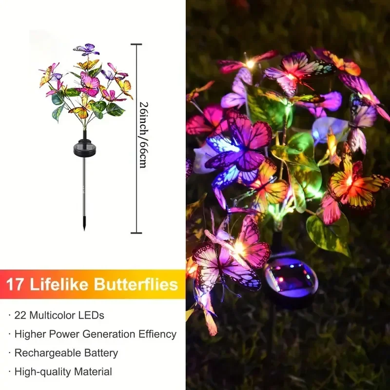 Solar LED Butterfly Garden Lig - Outdoor Lighting Quality review and price