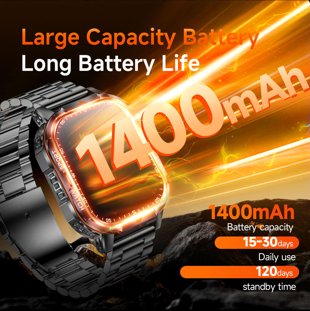 2026 New 1400mAh Super Large B - Outdoor Lighting Trends 2026 review and price