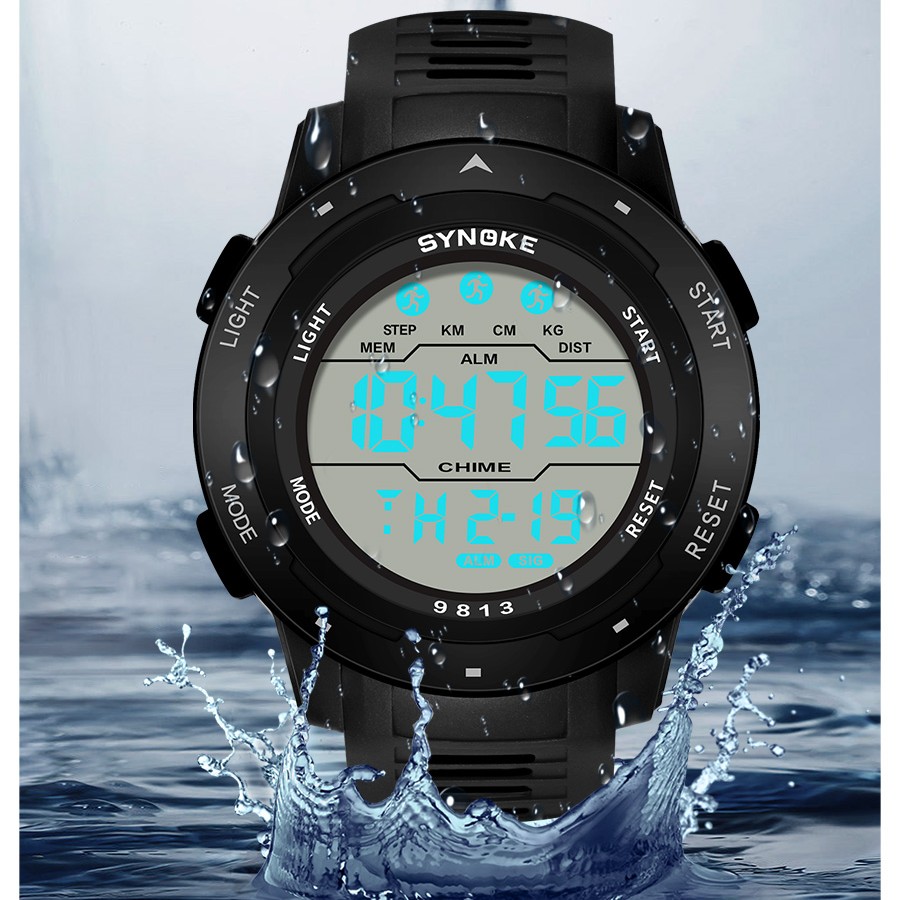 Synoke Couple watches Digital  - Outdoor Lighting Timer review and price