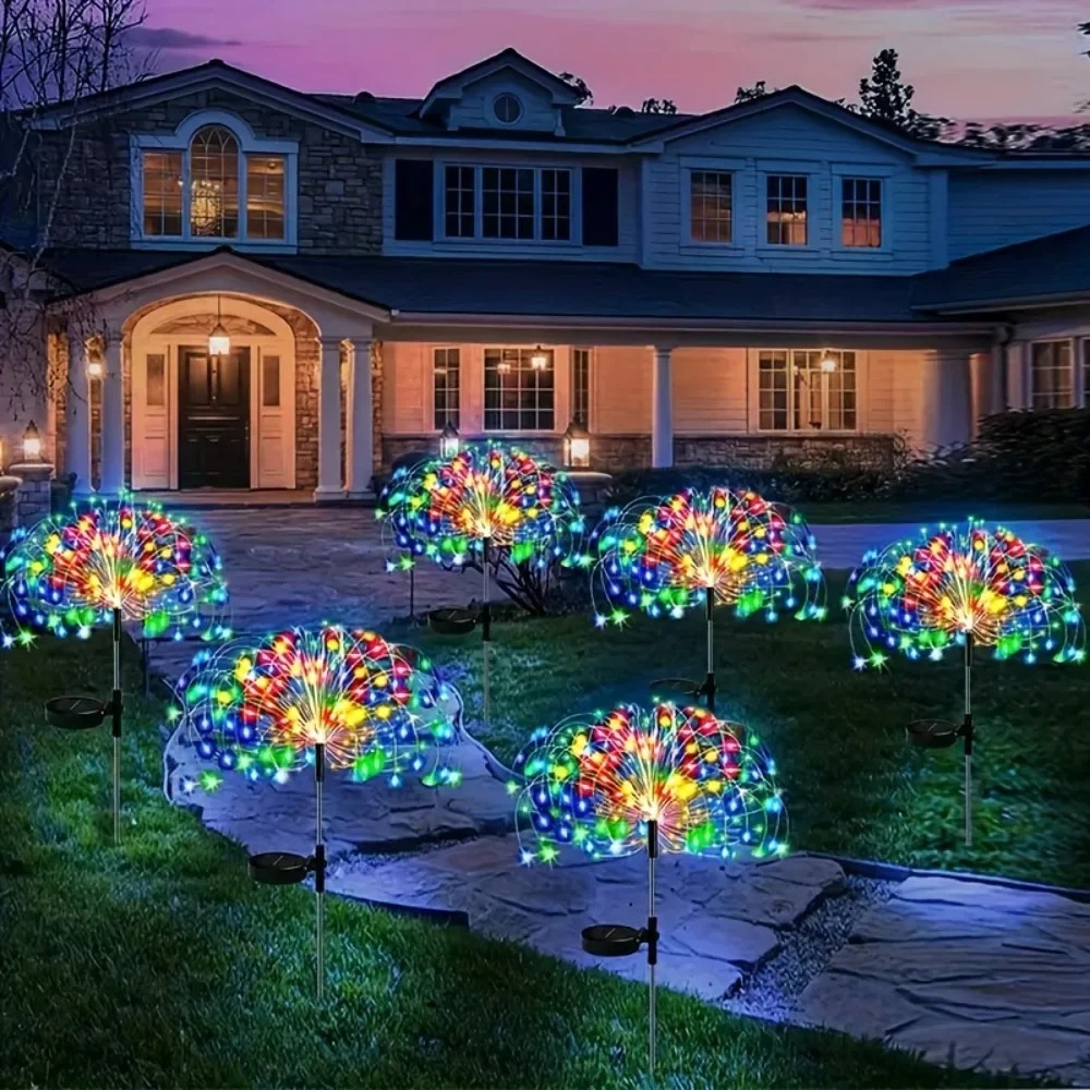 Solar LED Firework Fairy Light - Outdoor Lighting Event review and price