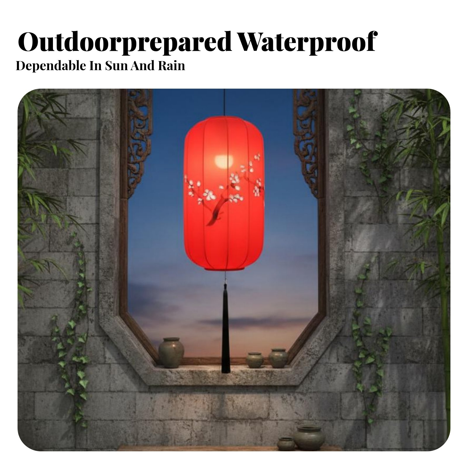 Hand-Painted Chinese Lantern,  - Outdoor Lighting Event review and price