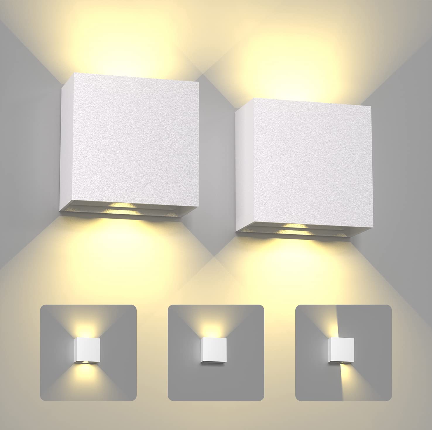 LED Wall Sconces 6W Modern Ind - Outdoor Lighting Hardwired review and price