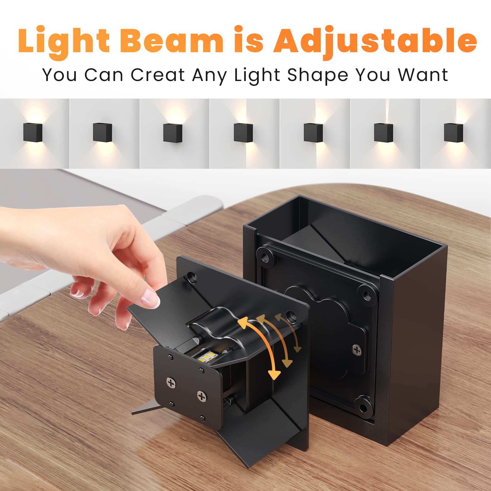 LED Wall Sconces 6W Modern Ind - Outdoor Lighting Hardwired review and price