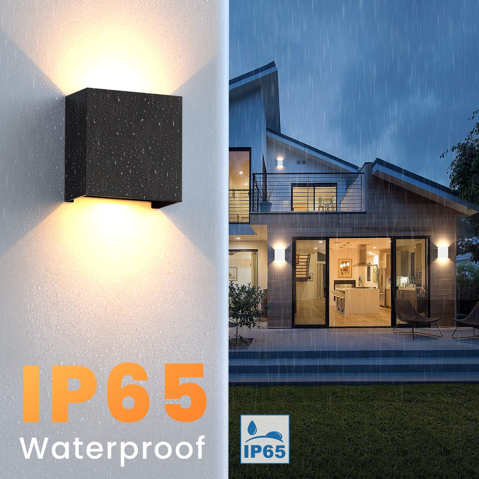 LED Wall Sconces 6W Modern Ind - Outdoor Lighting Hardwired review and price