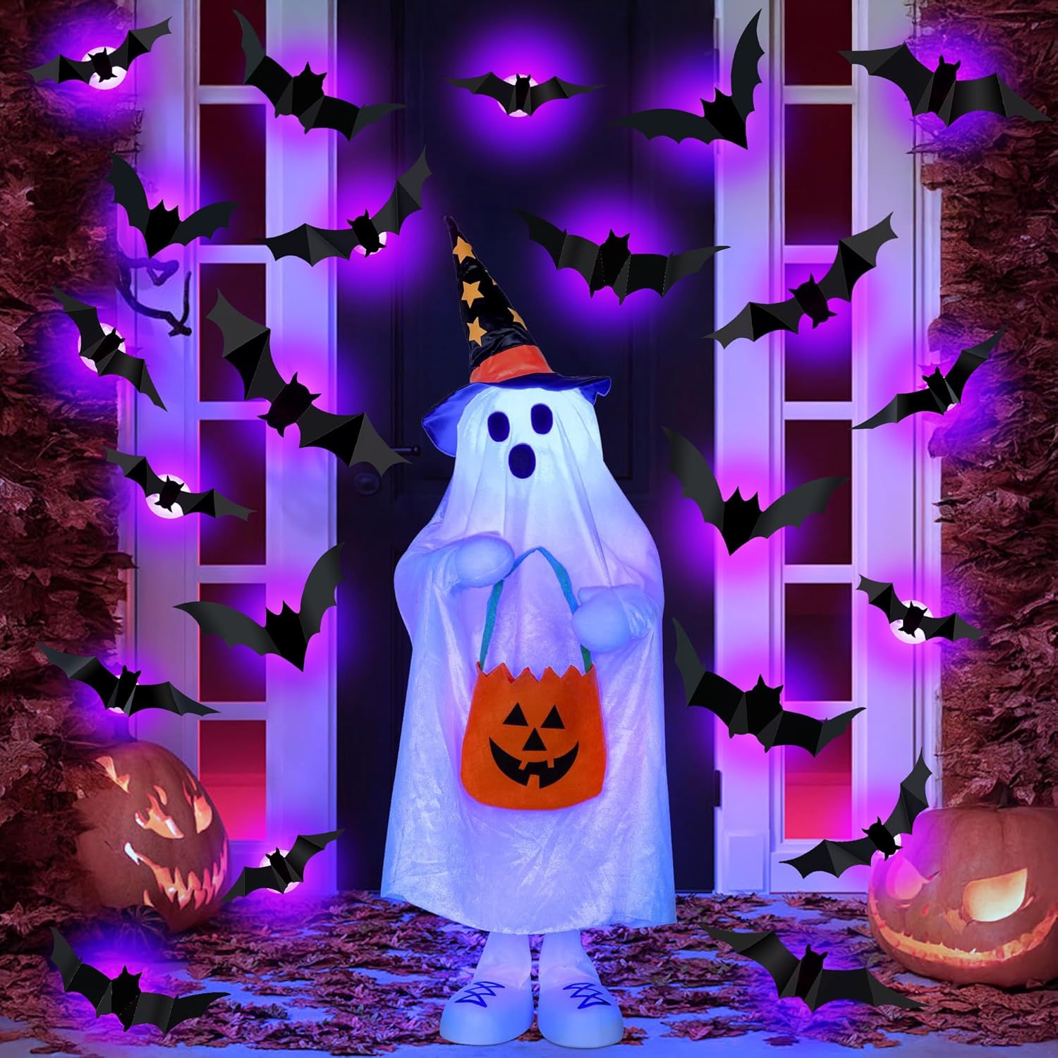 Halloween LED Bats Spider Deco - Outdoor Lighting Event review and price