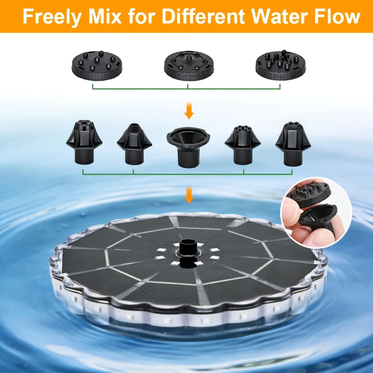 3.5W Outdoor Solar Fountain fo - Outdoor Lighting Quality review and price