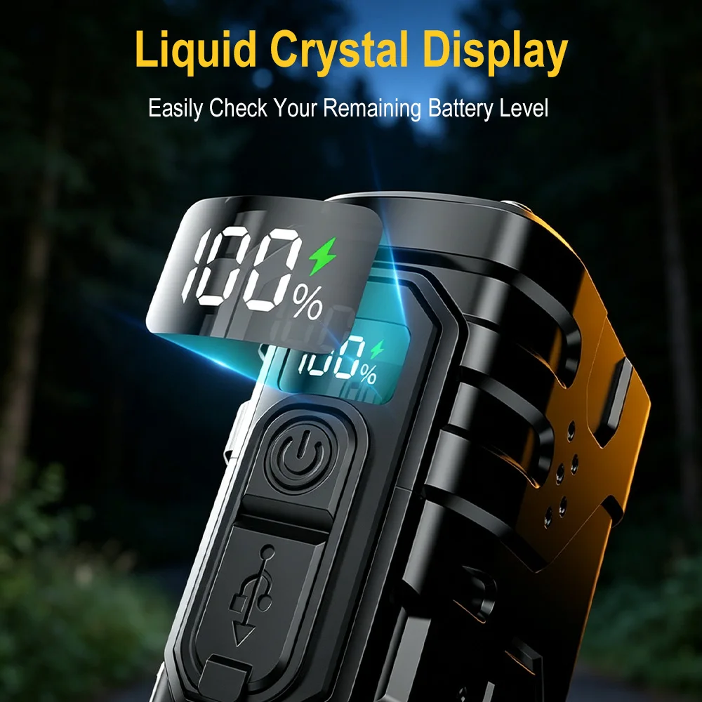 BORUIiT Hand Crank EDC LED Fla - Outdoor Lighting Quality review and price