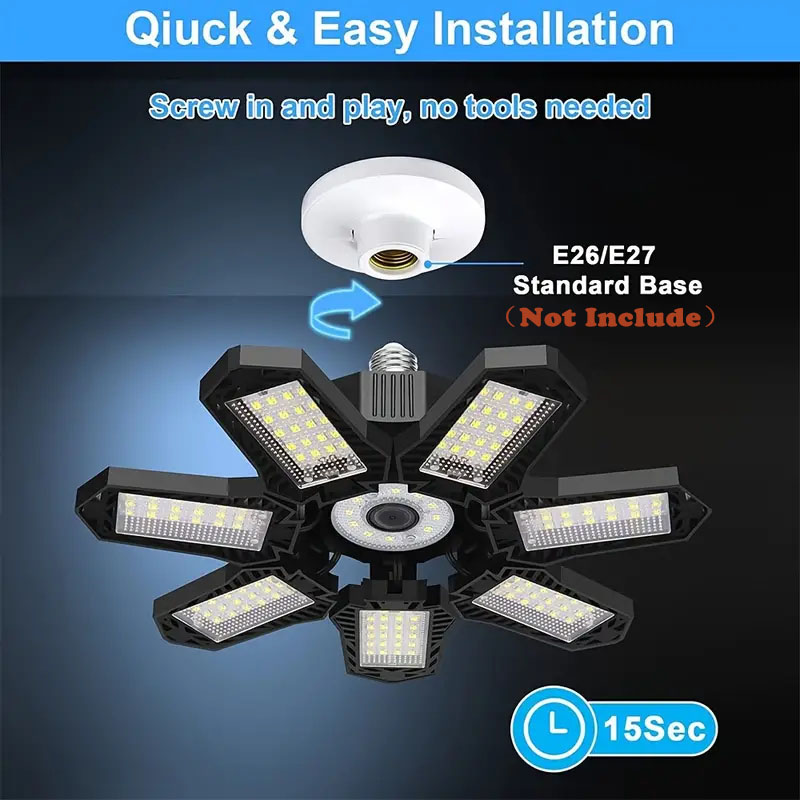Deformable Panels LED Garage L - Outdoor Lighting Warehouse review and price