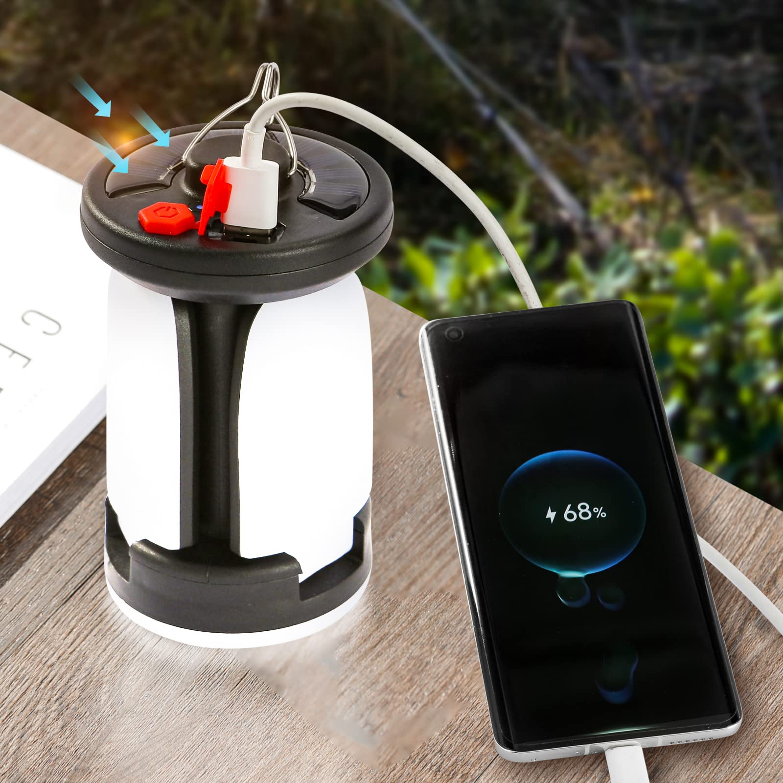 High Power Solar LED Camping L - Outdoor Lighting Transformer review and price