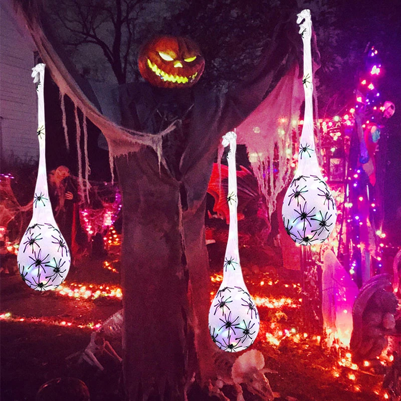 3pcs Halloween Glowing Spider  - Outdoor Lighting Event review and price