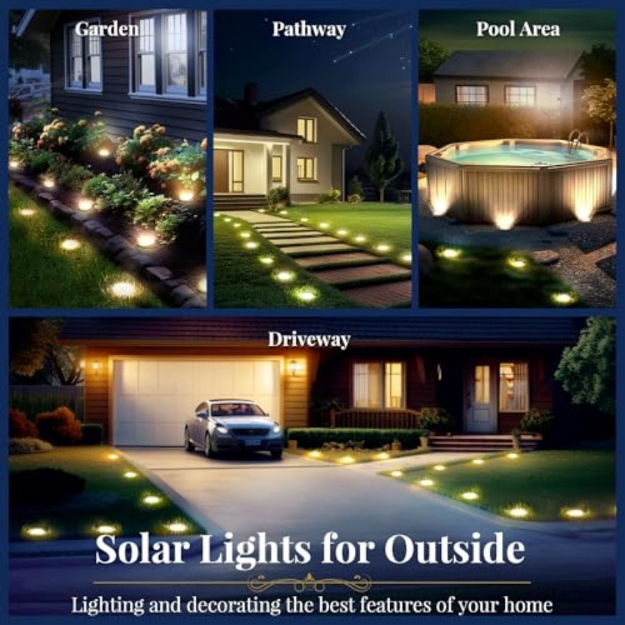Solar Ground Lights Solar Ligh - Outdoor Lighting Solar review and price